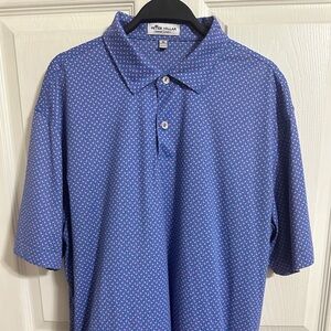 Peter Millar Summer Comfort Shirt Mens Medium Golf Active Stretch Sport Polo